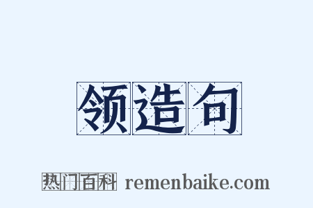 领造句是什么意思的图片